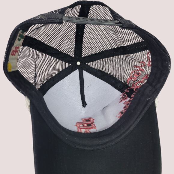 Stevenson Ranch Not My First Rodeo Snap Back Black Canvas Hat Trucker One Size - Picture 11 of 16